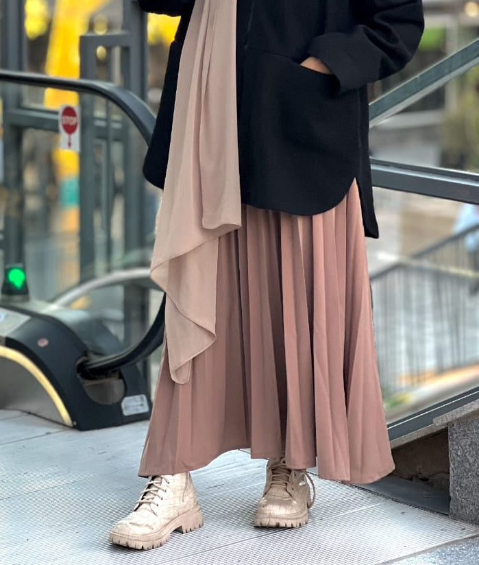 Plissé skirt