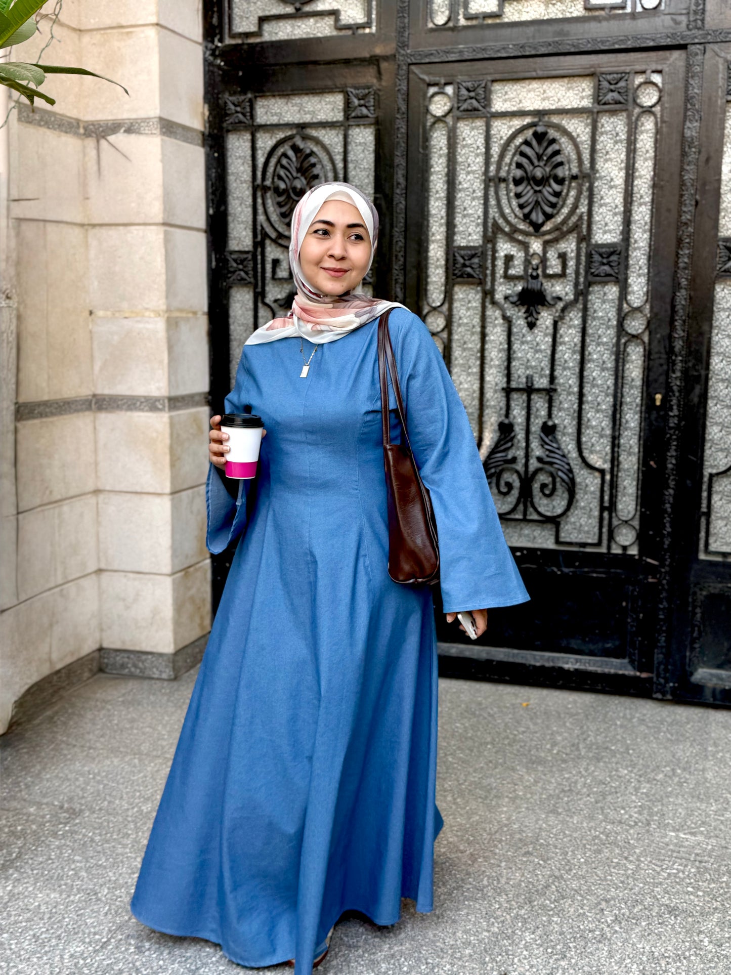 Lareen Dress-Blue